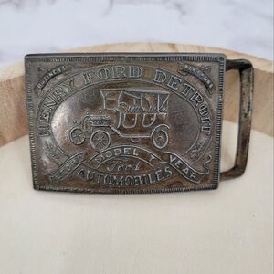 HENRY Ford Detroit Model T Belt Buckle